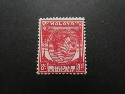 Straits settlements 1937 8c - settlements, 1937-41